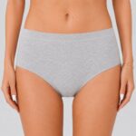 Briefs Cotton High‑Waist Women's Briefs, Elastic Soft Breathable Multi‑Color Cotton Panties