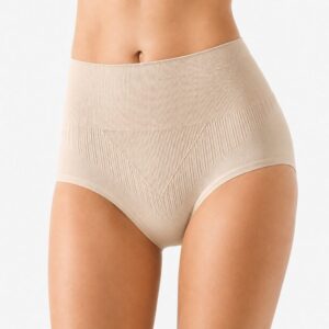 Briefs Seamless High‑Waist Women Briefs,100% Cotton Crotch Ladies Panties