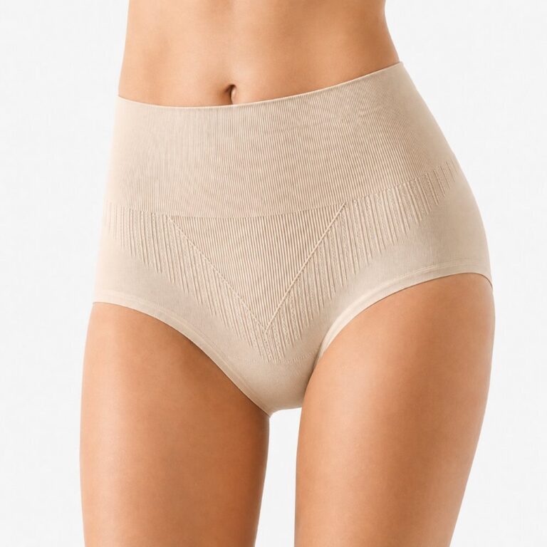 Briefs Seamless High‑Waist Women Briefs,100% Cotton Crotch Ladies Panties