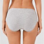 Briefs Cotton High‑Waist Women's Briefs, Elastic Soft Breathable Multi‑Color Cotton Panties