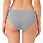 Briefs Organic Cotton Mid‑Rise Women Briefs, Stretch Breathable Multi‑Color Cotton Panties