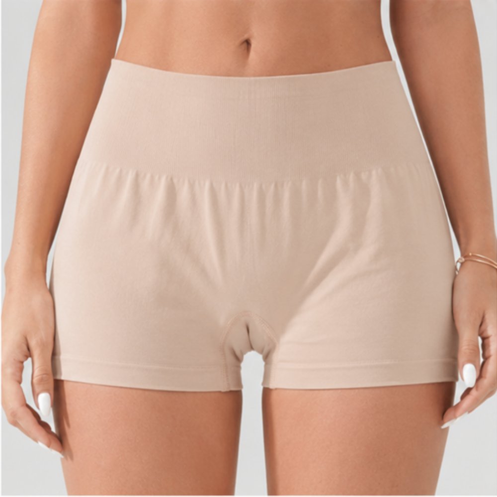 Boxer shorts High‑Waist Stretch Women Boyshort Underwear, Cotton Crotch Breathable Panties