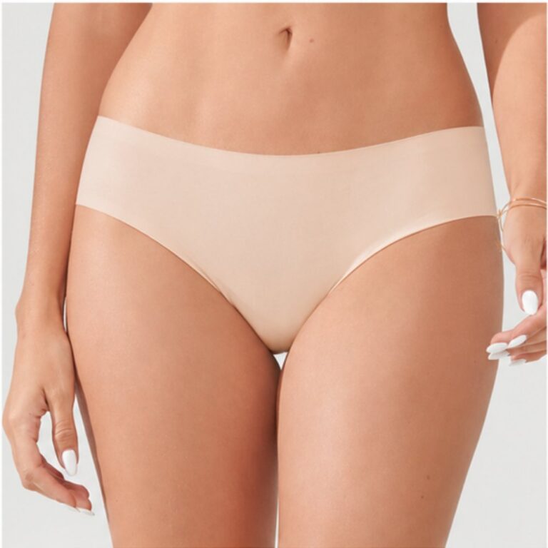 Briefs 12D Water‑Ripple Jacquard Seamless High‑Waist Women Briefs, Antibacterial Crotch Underwear