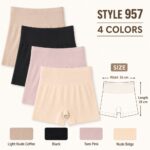 Boxer shorts High‑Waist Stretch Women Boyshort Underwear, Cotton Crotch Breathable Panties