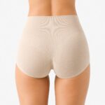 Briefs Seamless High‑Waist Women Briefs,100% Cotton Crotch Ladies Panties