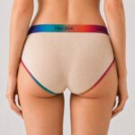 Classic Women's Underwear Women's Sporty Briefs, Contrast Waistband Soft Comfortable Underwear