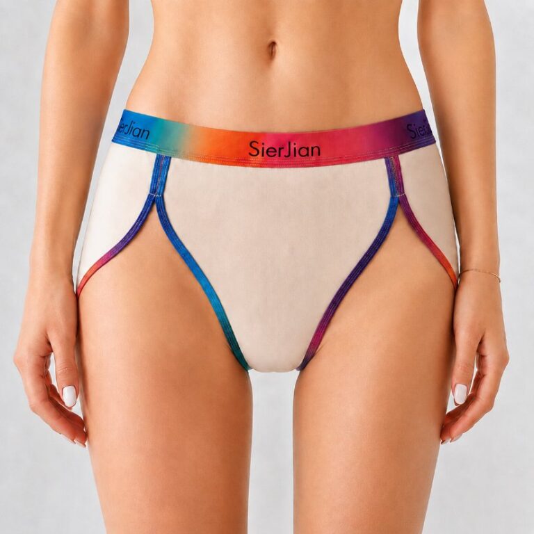 Classic Women's Underwear Women's Sporty Briefs, Contrast Waistband Soft Comfortable Underwear