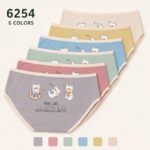 Printed Women's Underwear Women's Cute Cartoon Bear Print Briefs, Kawaii Comfortable Underwear