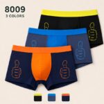 Men's Underwear Men's Soft Boxer Briefs, Contrast Waistband Thumbs Up Print Underwear
