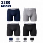 Boxer shorts Men's Modal Long-Leg Boxer Briefs – Anti-Chafing No-Ride-Up Underwear