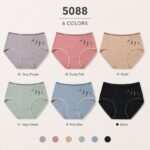 Printed Women's Underwear Women's Cute Fish Print Briefs, Simple Comfortable Cotton Underwear