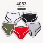Classic Women's Underwear Women's Sporty Briefs, Wide Elastic Waistband Contrast Trim, Comfortable & Breathable