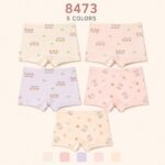 Kids' Underwear Girls' Soft Cotton Boxer Briefs, Cute Bear Print Kids Underwear