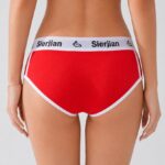 Classic Women's Underwear Women's Sporty Briefs, Wide Elastic Waistband Contrast Trim, Comfortable & Breathable