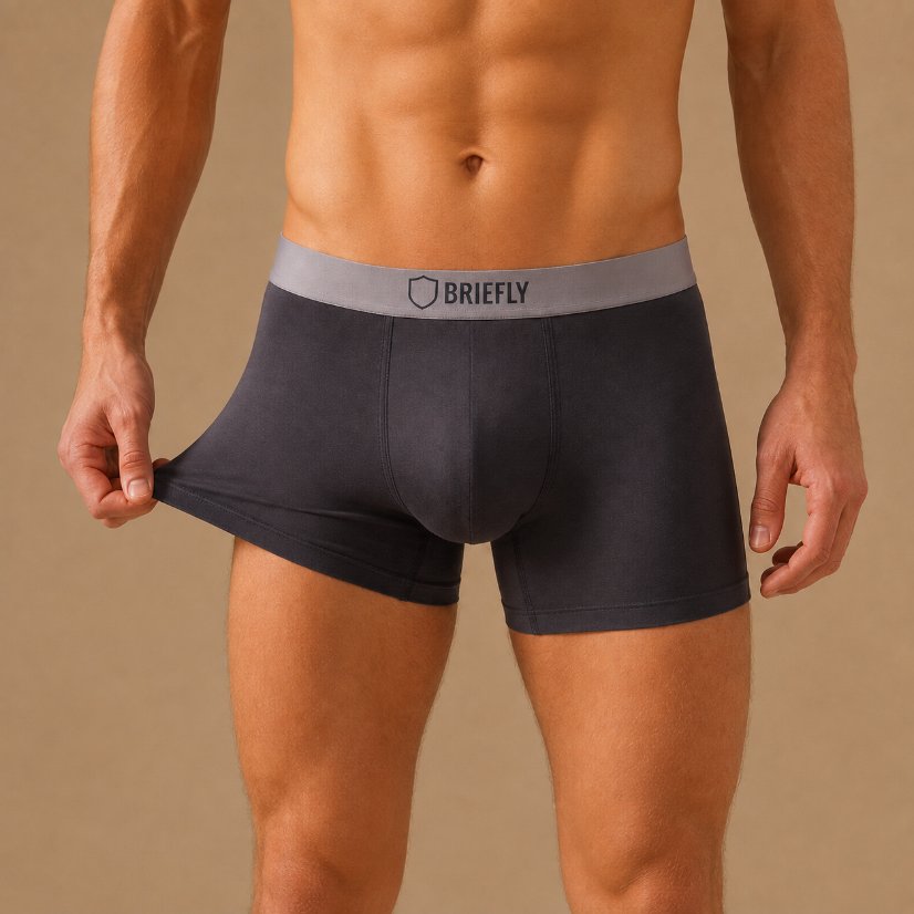 Boxer shorts Men's Modal Long-Leg Boxer Briefs – Anti-Chafing No-Ride-Up Underwear