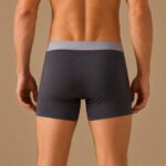 Boxer shorts Men's Modal Long-Leg Boxer Briefs – Anti-Chafing No-Ride-Up Underwear