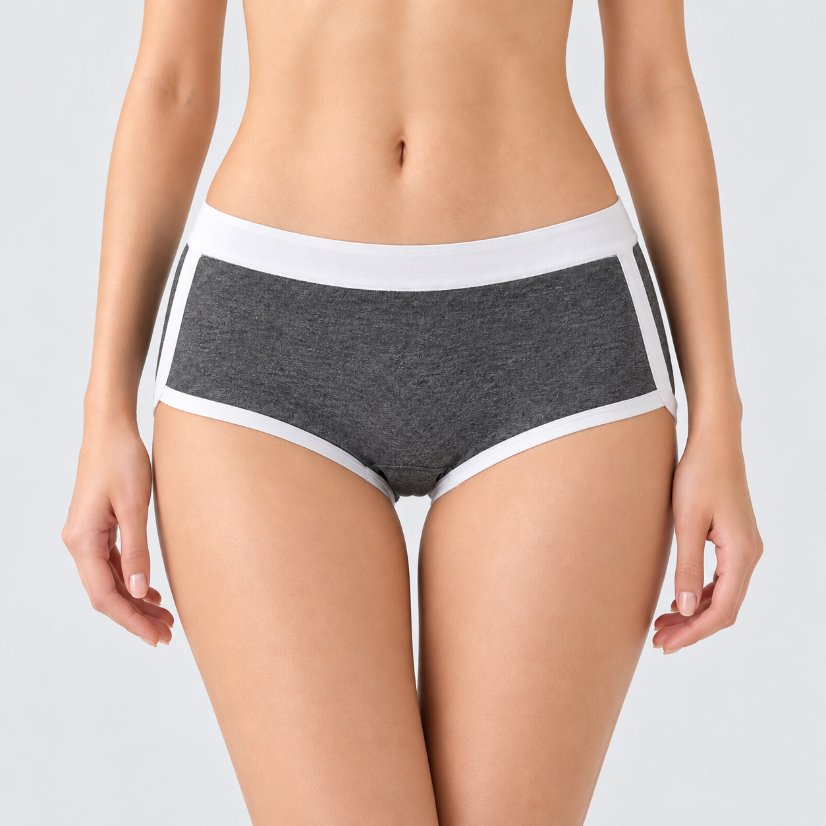 Women's Boxer Shorts Women's Contrast Trim Boxer Shorts, Wide Waistband Sporty Underwear